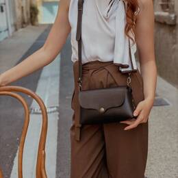 Sac en Cuir Noir - Candice
