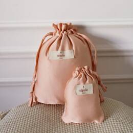 Pochon rose - 100% Viscose soyeuse - En stock