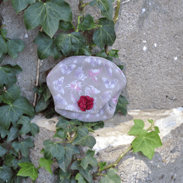 Porte Monnaie Crapaud Fleur