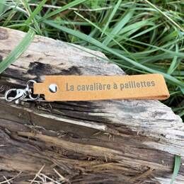 Porte-clés Message - Cavalière