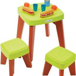 Table de pique-nique avec 2 tabourets