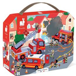 Puzzle pompiers 24 pièces