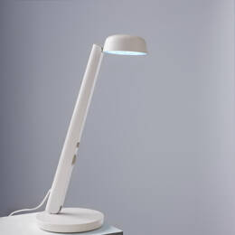 La lampe Polux - Blanc Chaud & Gris