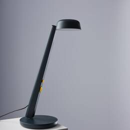 La lampe Polux - Bleu nuit & Jaune