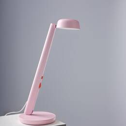 La lampe Polux - Rose pastel & Corail