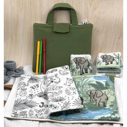 Mallette d'activités "Animaux de la jungle" nomade -  OLIVE