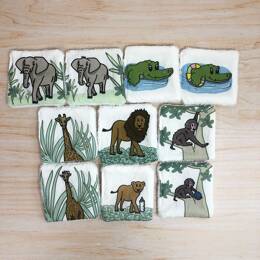 Jeu mémory "animaux de la jungle"