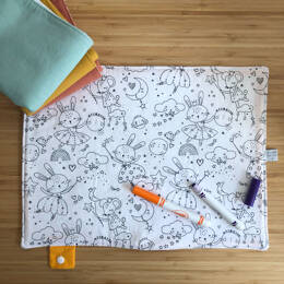 Set de table à colorier - FÉE