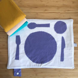 Set de table apprentissage couverts - Violet