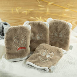 Les gants de toilette bébé Made in France