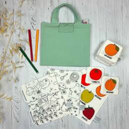 Mallette d'activités évolutive + 3 pages + mémory- "Petit jardinier" - JADE