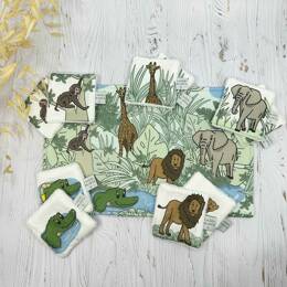 Double page jeu du loto mallette d'activités évolutive - JUNGLE