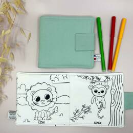 Livre de coloriage - animaux de la jungle - Jade