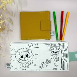 Livre de coloriage - animaux de la jungle - Moutarde