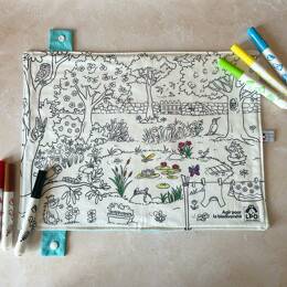 Set de table à colorier lavable "La mare" - Ligue de Protection des Oiseaux