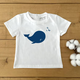 T-Shirt Bébé Baleine (P)