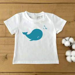 T-Shirt Bébé Baleine (P)
