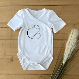Body Bébé Chat de Côté