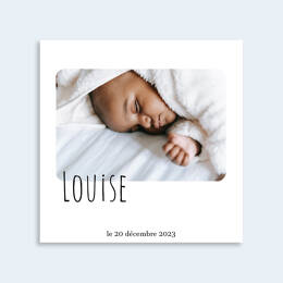 Faire-part Classique