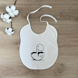 Bavoir Bébé Petit Dinosaure