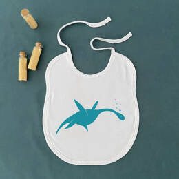 Bavoir Bébé Plésiosaure (P)