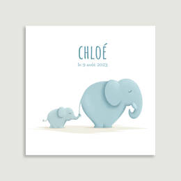 Faire-part Éléphants