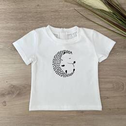 T-Shirt Bébé Hérisson en Boule