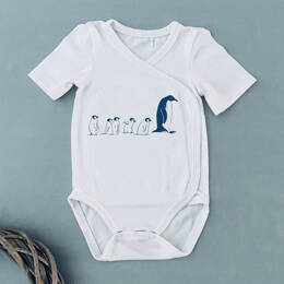 Body Bébé Famille de Manchots