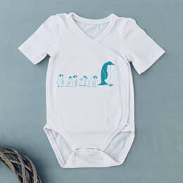 Body Bébé Famille de Manchots