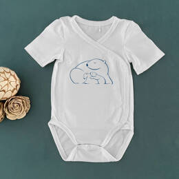 Body Bébé Ours Polaires Couchés