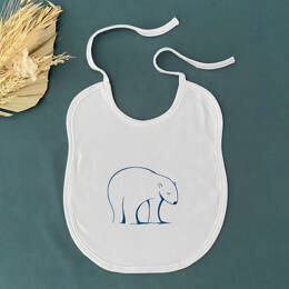 Bavoir Bébé Ours Polaire