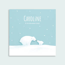 Faire-part Ours Polaires (C)