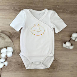 Body Bébé Renard Endormi