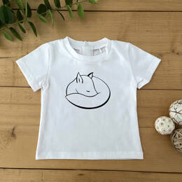 T-Shirt Bébé Renard Endormi