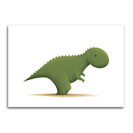 Affiche T-rex - Fond Blanc