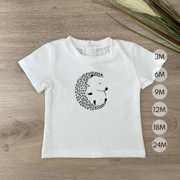 T-Shirt Bébé Hérisson en Boule - Bonne Affaire