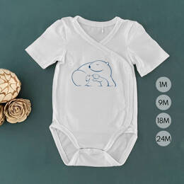 Body Bébé Ours Polaires Couchés - Bonne Affaire