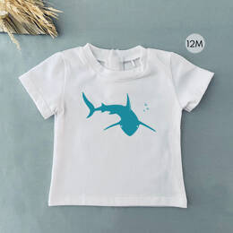 T-Shirt Bébé Requin (P) - Bonne Affaire