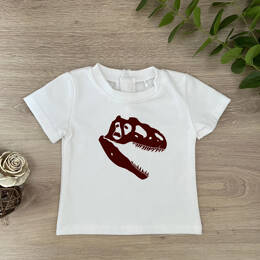 T-shirt Bébé Crâne Allosaurus