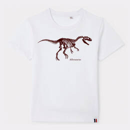 T-shirt Enfant Allosaurus - blanc