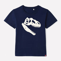T-shirt Enfant Crâne Allosaurus - bleu