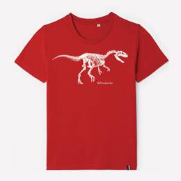 T-shirt Enfant Allosaurus - rouge