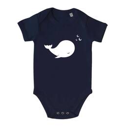 Body Bébé Baleine - Bleu