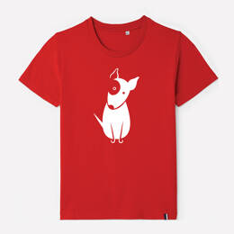 T-Shirt Enfant Chien - Rouge