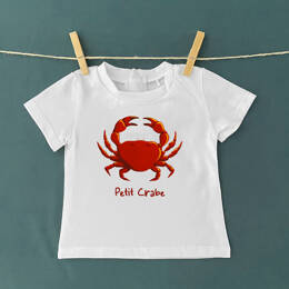 T-shirt Bébé Petit Crabe