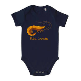 Body Bébé Petite Crevette - bleu