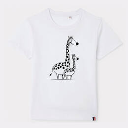 T-Shirt Enfant Girafe et Girafon