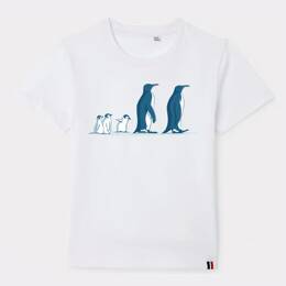 T-Shirt Enfant Famille Manchots couleurs