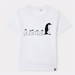 T-Shirt Enfant Famille Manchots