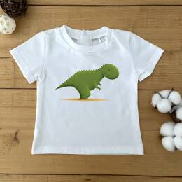 T-Shirt Bébé T-Rex couleurs